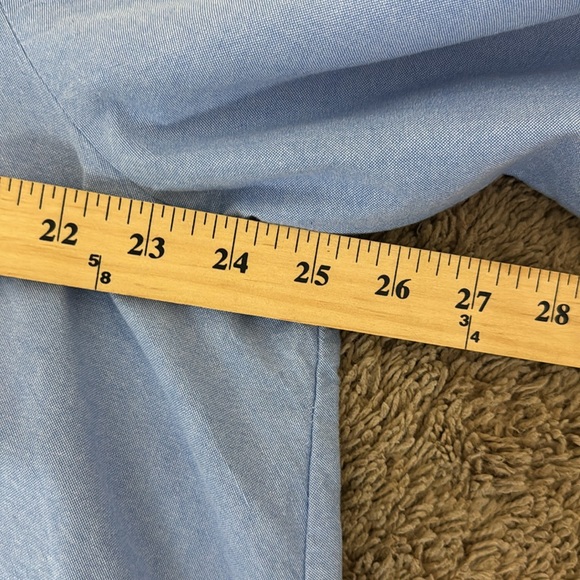Pomander Place Harris Light Blue Button-Up Shirt Dress size 3X Spring Minimalist - Picture 4 of 10